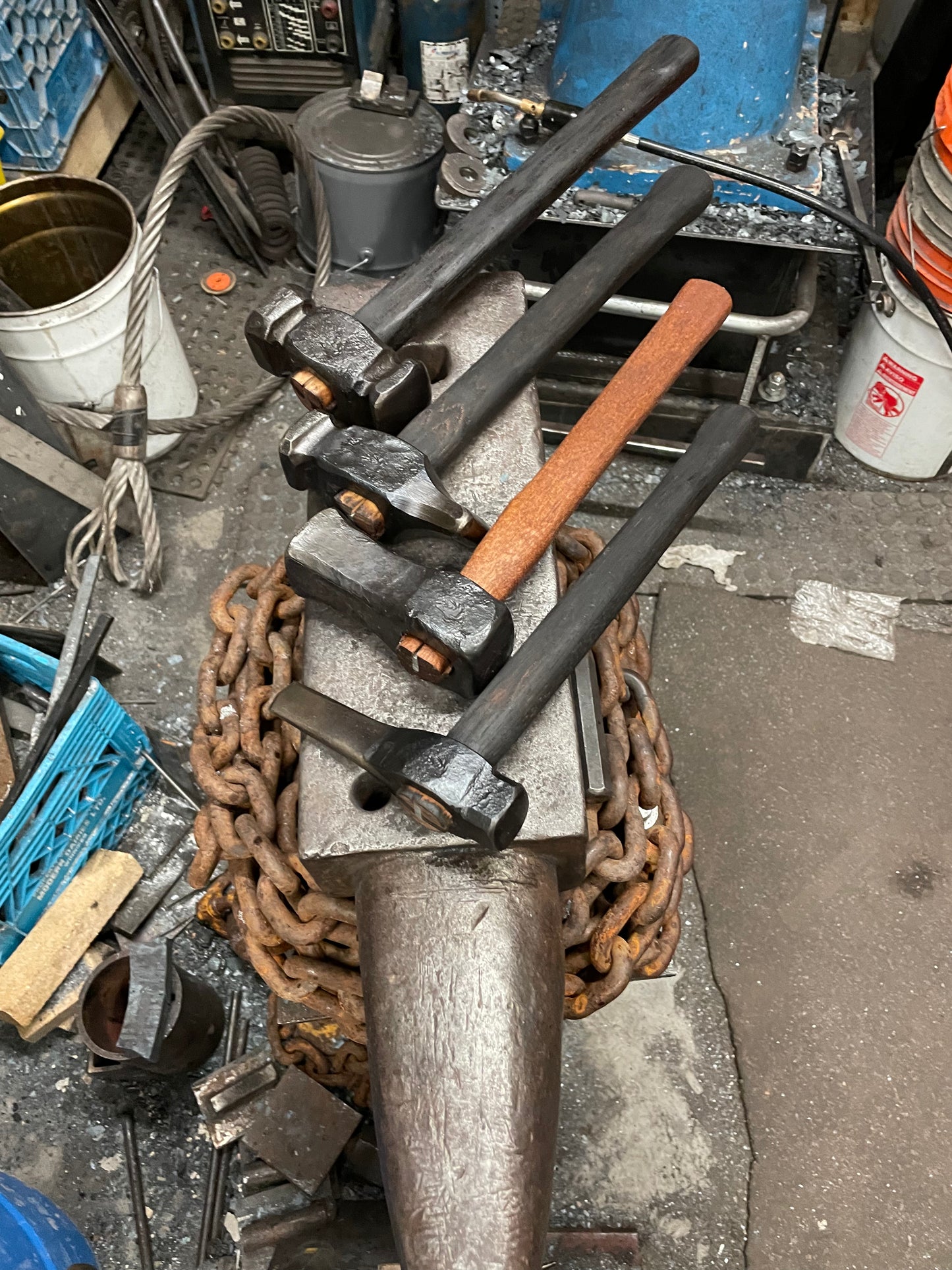 FORGED BLACKSMITHING HAMMERS