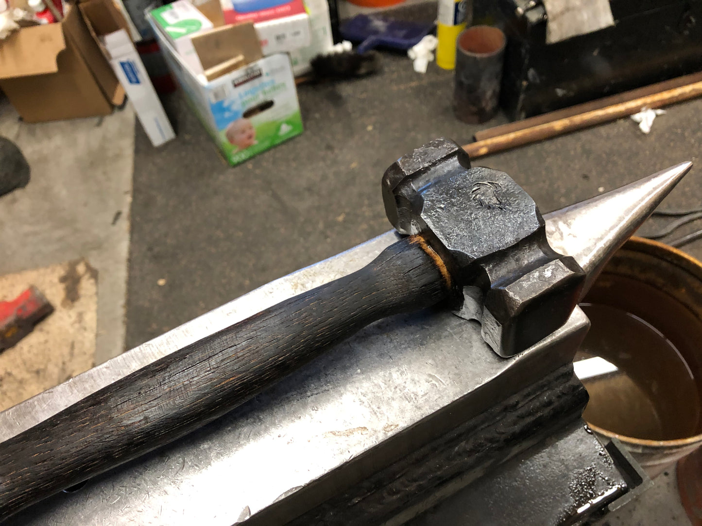 FORGED BLACKSMITHING HAMMERS