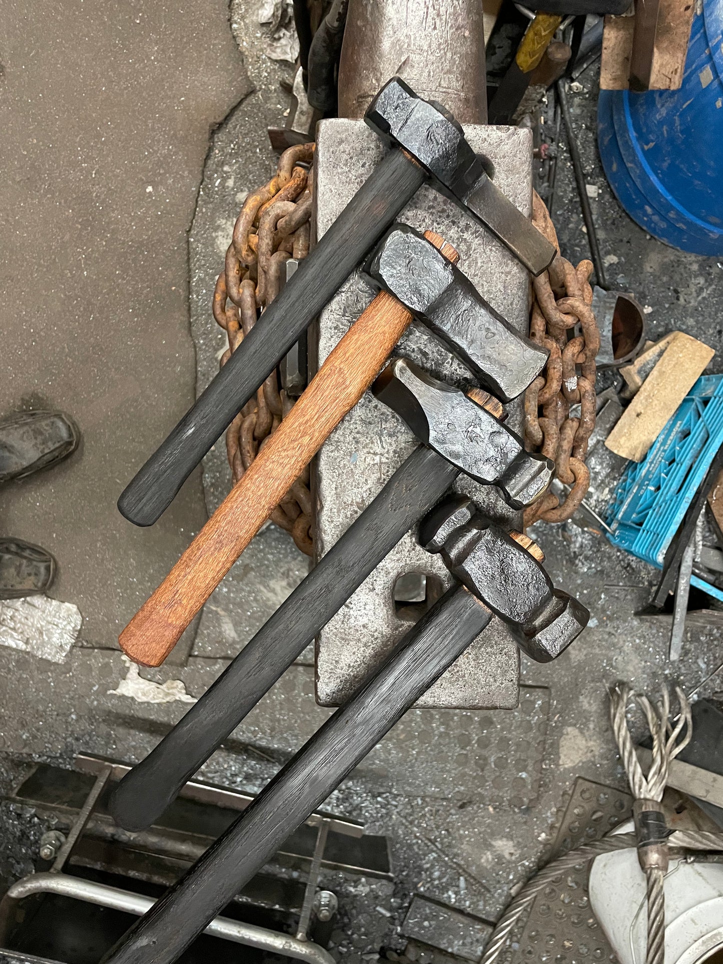 FORGED BLACKSMITHING HAMMERS