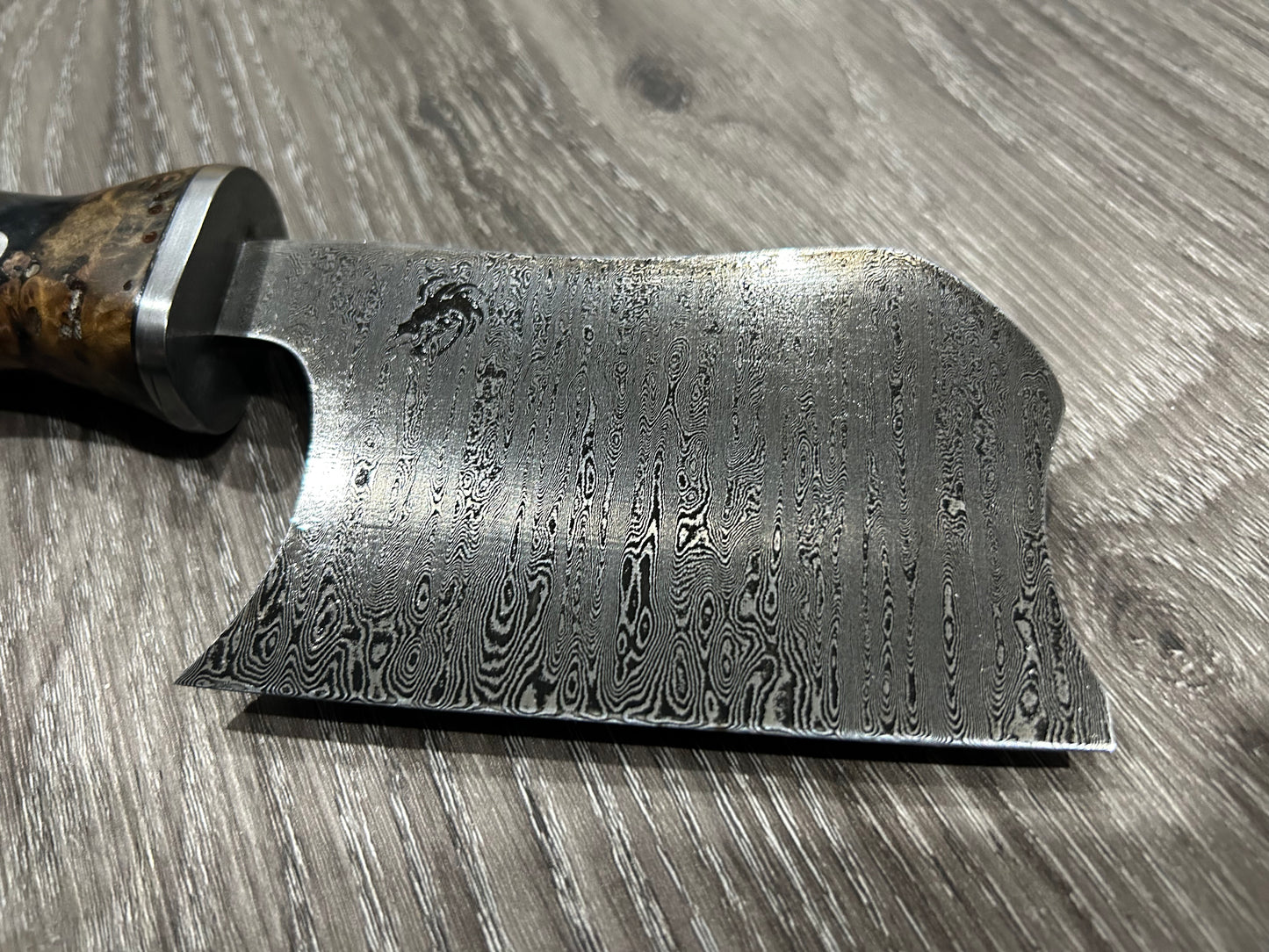 600 layer damascus kitchen chopper